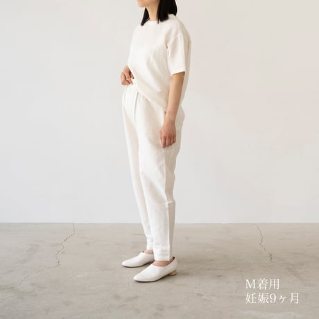 シルッキパンツ -SILKKI LINEN- White