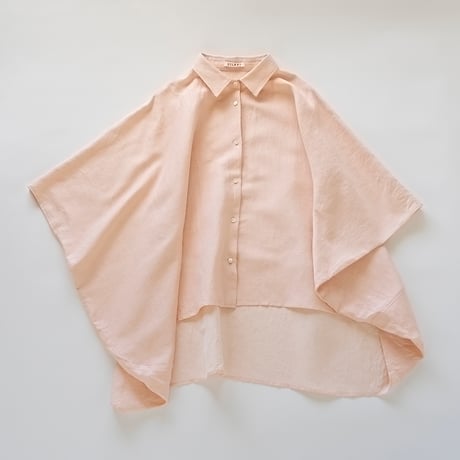 シルッキコクーンシャツ -SILKKI LINEN- Soft pink