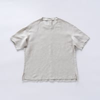 シルッキショートスリーブトップス -SILKKI LINEN- Silver beige