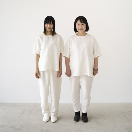 シルッキショートスリーブトップス -SILKKI LINEN- White
