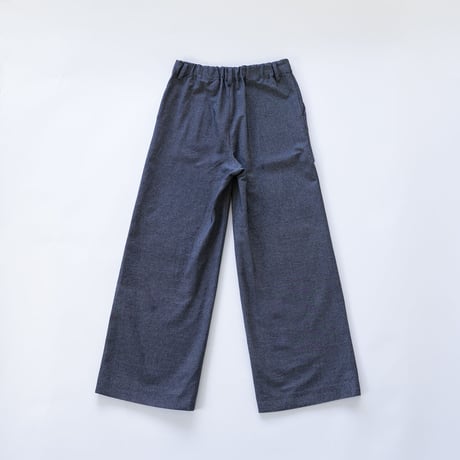 ストレートシルッキパンツ -Silkki denim- Navy