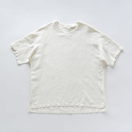 シルッキショートスリーブトップス -SILKKI LINEN- White