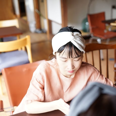 シルッキヘアバンド -SILKKI LINEN- White