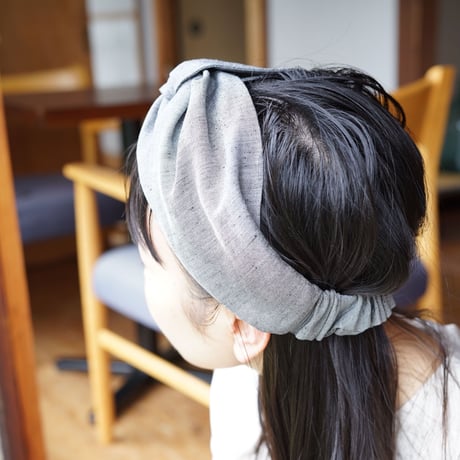 シルッキヘアバンド -SILKKI LINEN- Gray