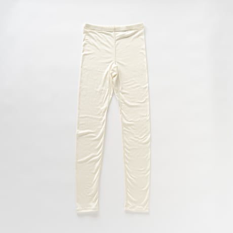 シルッキレギンス  -Washable silk- White