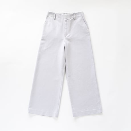 ストレートシルッキパンツ -Silkki denim- Pale gray