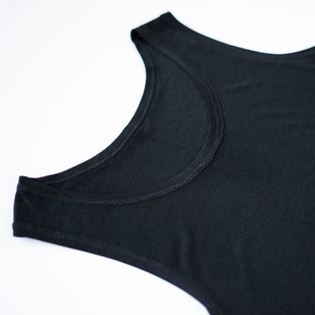 インナータンクトップ -Washable silk-Black