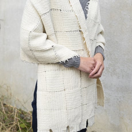 シルッキブランケットストール #1 White