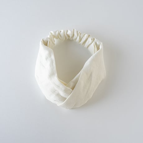シルッキヘアバンド -SILKKI LINEN- White