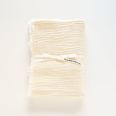 シルッキブランケットストール #3 -White-