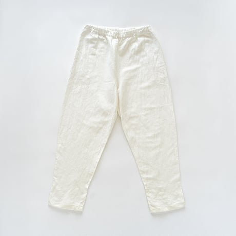 シルッキパンツ -SILKKI LINEN- White