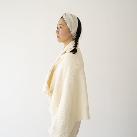 シルッキブランケットストール #3 -White-