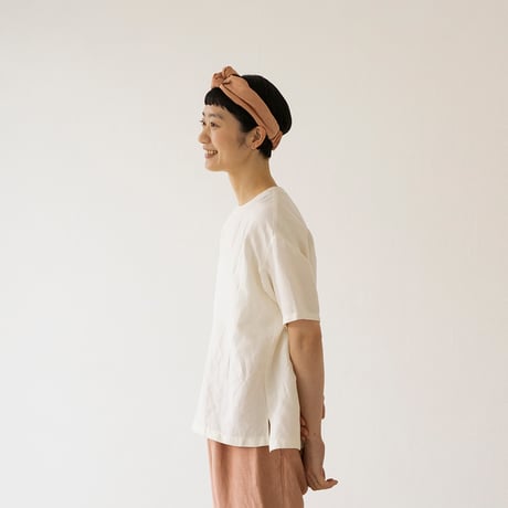 植物染めシルッキヘアバンド -SILKKI LINEN-