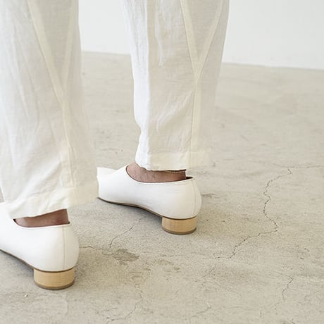 シルッキパンツ -SILKKI LINEN- White