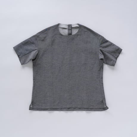 シルッキショートスリーブトップス -SILKKI LINEN- Gray