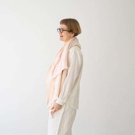 シルッキブランケットストール #3 -Soft pink-