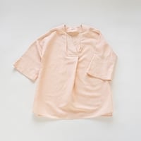 シルッキフレアスリーブチュニック -SILKKI LINEN- Soft pink