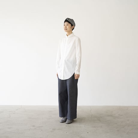 ストレートシルッキパンツ -Silkki denim- Navy