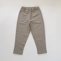 シルッキパンツ -SILKKI LINEN- Charcoal brown