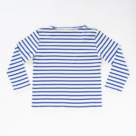 シルッキボーダーカットソー -White and Blue-