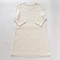 ［シルクパジャマ］シルッキエアドレス -White-