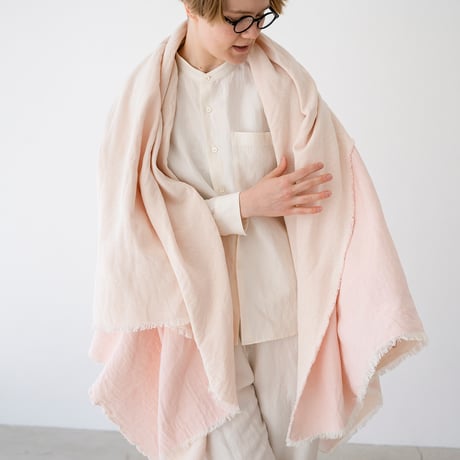 シルッキブランケットストール #2 -Soft pink-