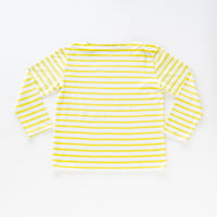 シルッキボーダーカットソー -White and Yellow-