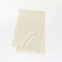 シルッキブランケットストール #1 White