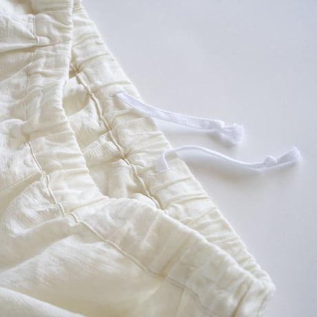 シルッキパンツ -SILKKI LINEN- White