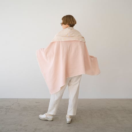 シルッキブランケットストール #2 -Soft pink-
