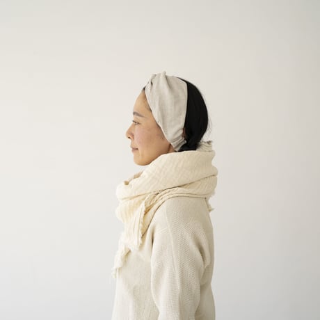 シルッキブランケットストール #3 -White-
