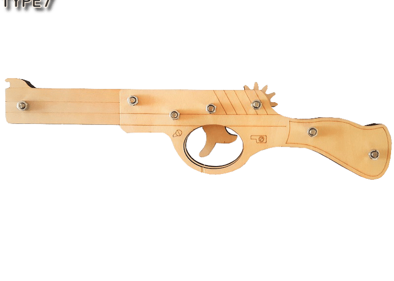 回転式輪ゴムピストル TYPE6、TYPE7 | ZAT ONLINE STORE
