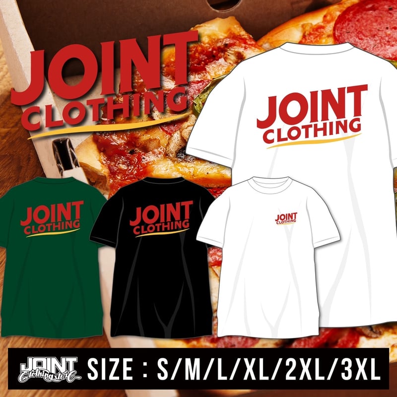 [MARKMxCORNER PIZZA JOINT]ROUND LOGO HALF T-SHIRTS★大人気★ MARKMxCORNER PIZZA JOINT]ROUND LOGO HALF T-SHIRTS☆大人気