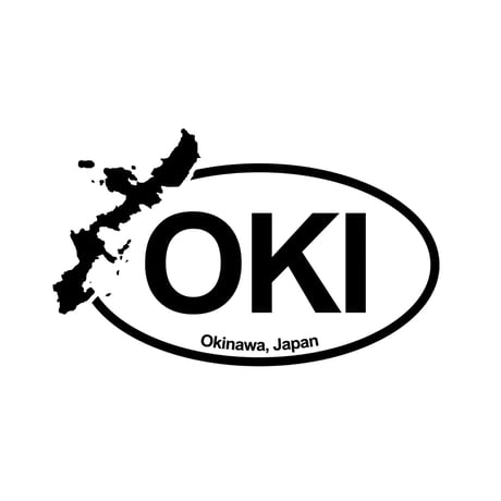 OKI Bumper Sticker / Map