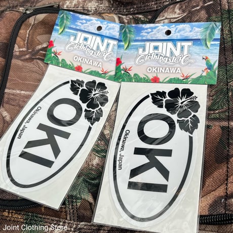 OKI Bumper Sticker / Hibiscus