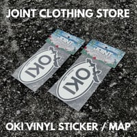 OKI Vinyl Sticker / Map