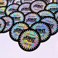 Joint Vinyl Glitter Sticker