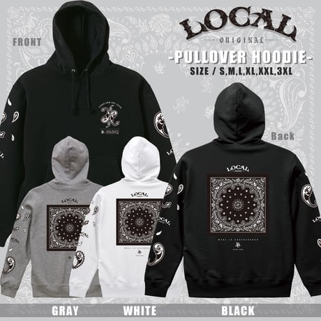 LOCAL CLOTHING Pullover Hoodie