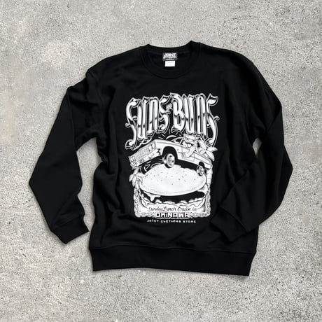 SUNS AND BUNS  Crewneck