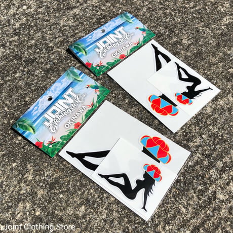 Okinawan Cindy Sticker Set