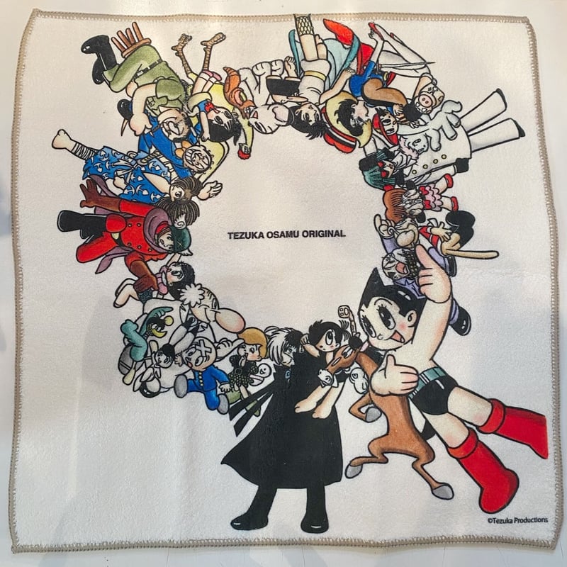 手塚治虫キャラクター柄ハンドタオル | tokyo atom shop's STORE