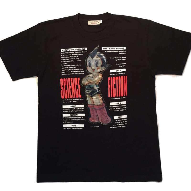 鉄腕アトム Tシャツ メカ２００３【黒・白・赤・青・黄の５色 