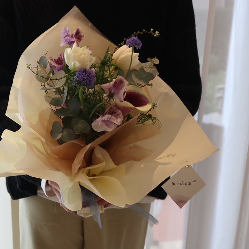 NU茶屋町店頭お渡し Fresh bouquet ￥3350 】 | boisdegui et