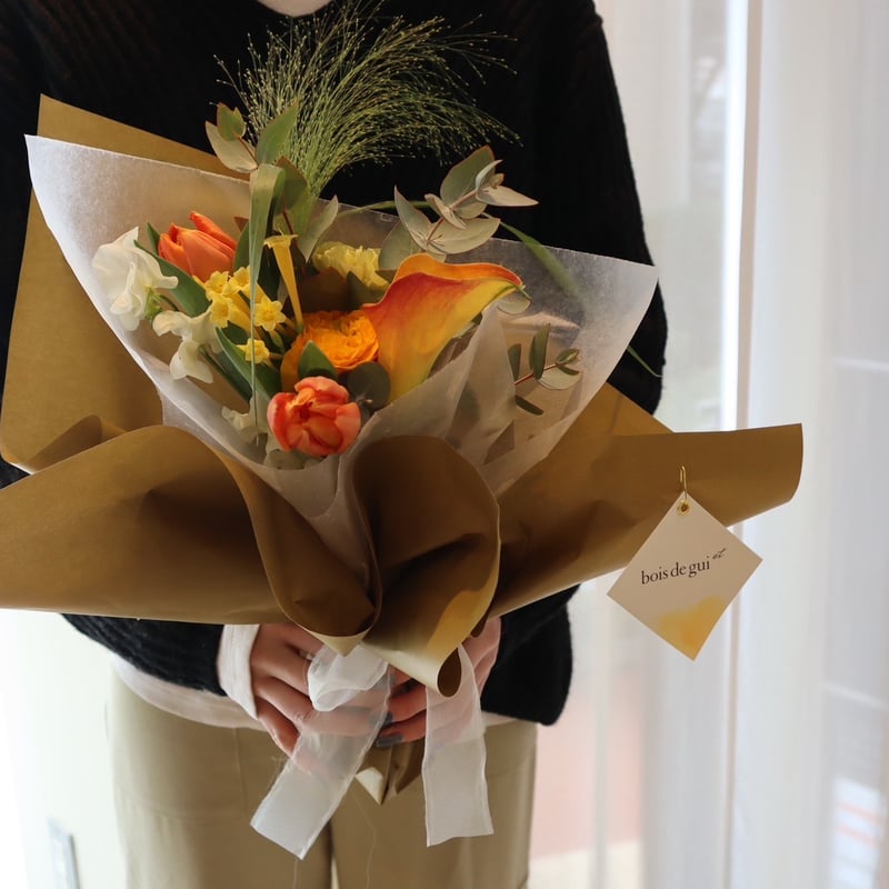 NU茶屋町店頭お渡し Fresh bouquet ￥3350 】 | boisdegui et
