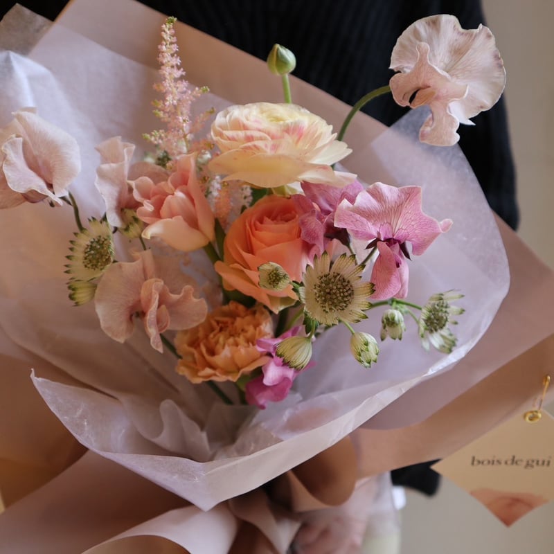 NU茶屋町店頭お渡し Fresh bouquet ￥3350 】 | boisdegui et