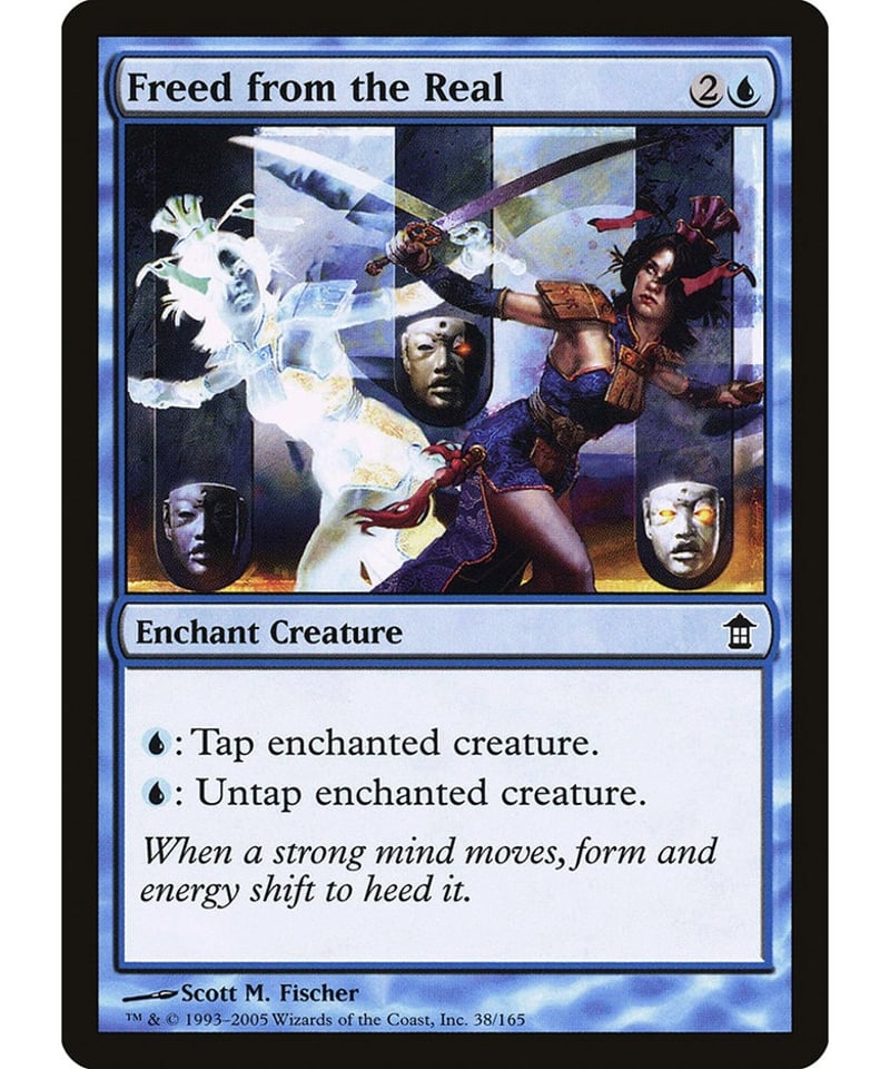 MTG 現実からの遊離 Foil SOK 初版 日本語 SOK】現実からの遊離/Freed from the Real (PLD) | アルゴ小倉店