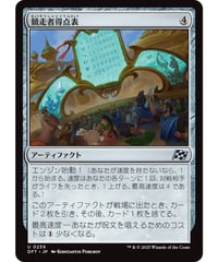 【DFT】競走者得点表/Racers' Scoreboard