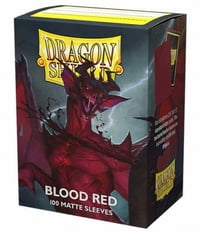(TDC)ドラゴンシールド:100マットＳＴ（ブラッドレッド）