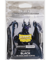 (TDC)ドラゴンシールド:パーフェクトフィット 極厚インナースリーブ（ブラック）
