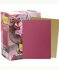 (TDC)ドラゴンシールド:100マットデュアルスリーブスペシャルエディション（赤/金）